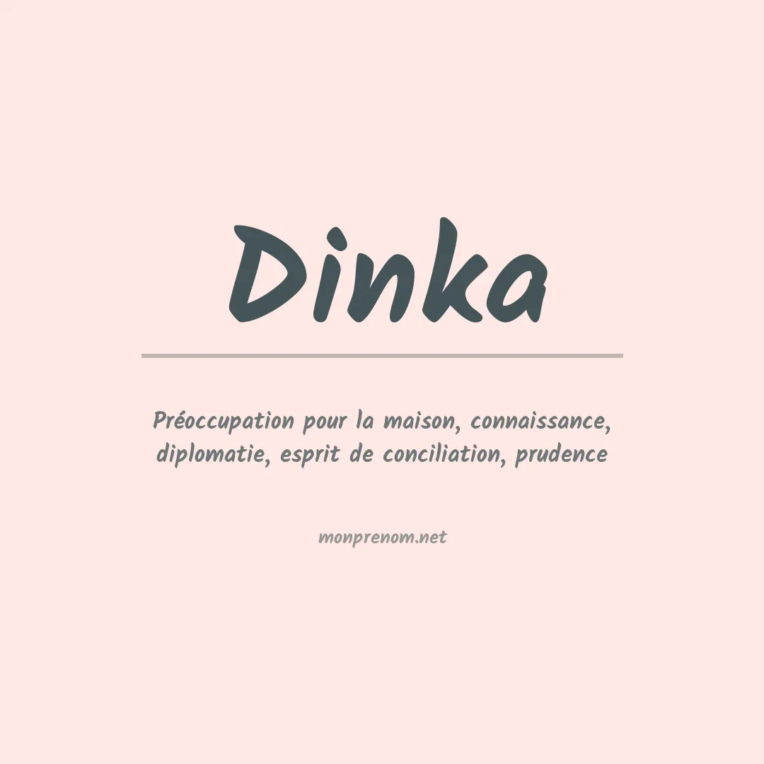 Prénom Dinka