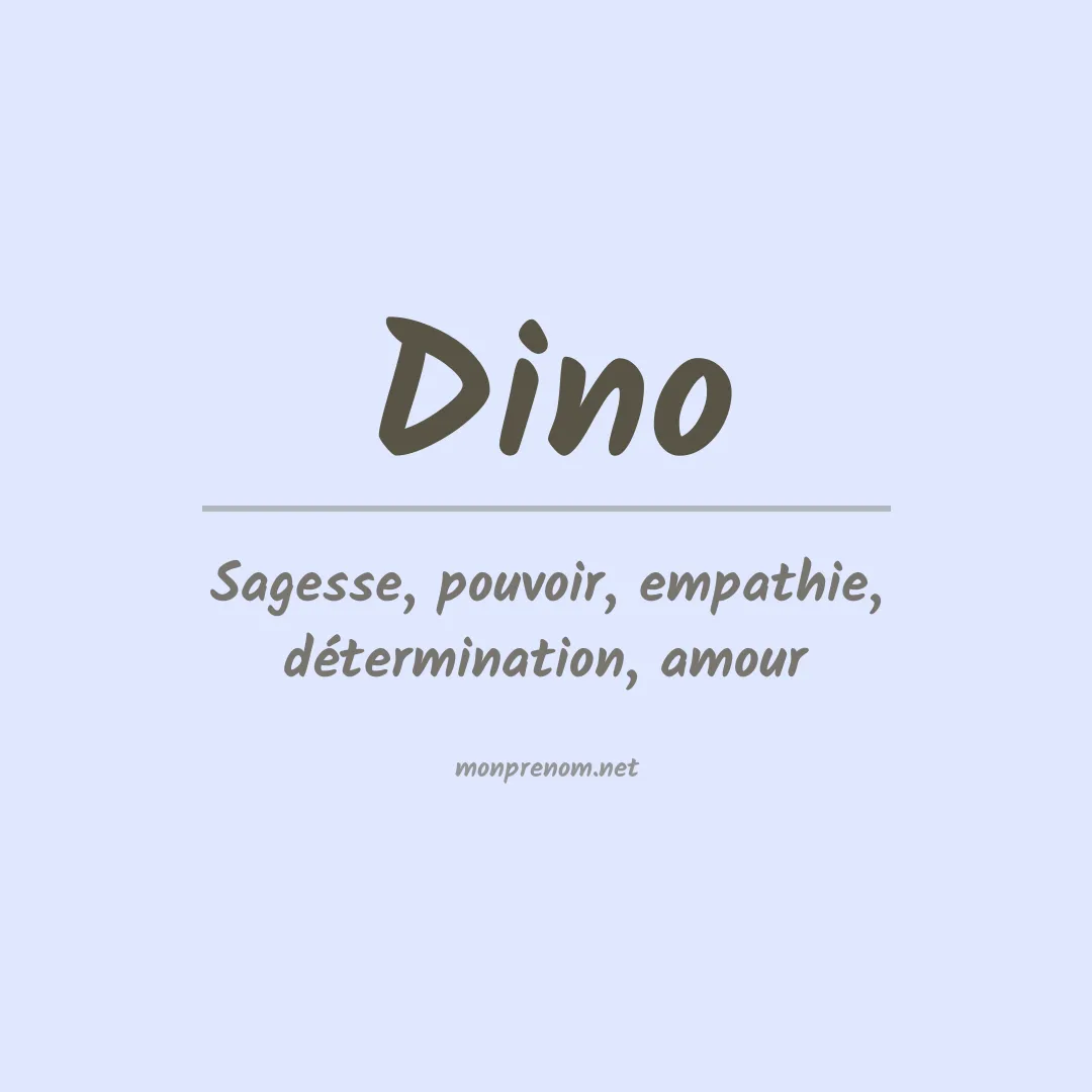 Prénom Dino