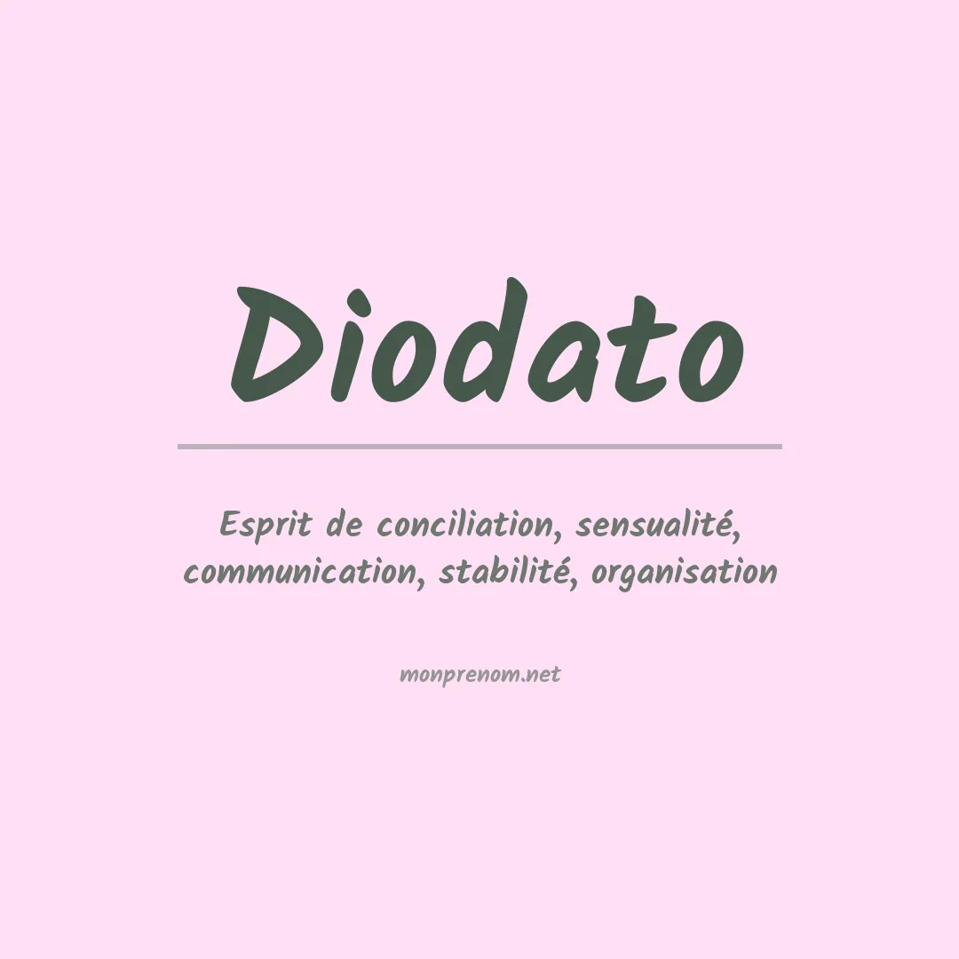 Prénom Diodato