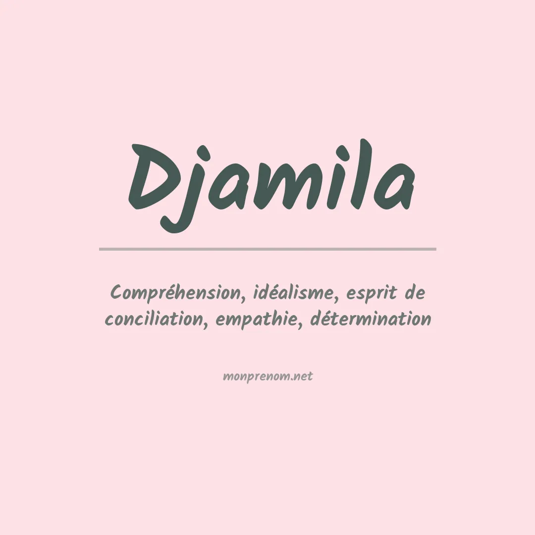 Prénom Djamila