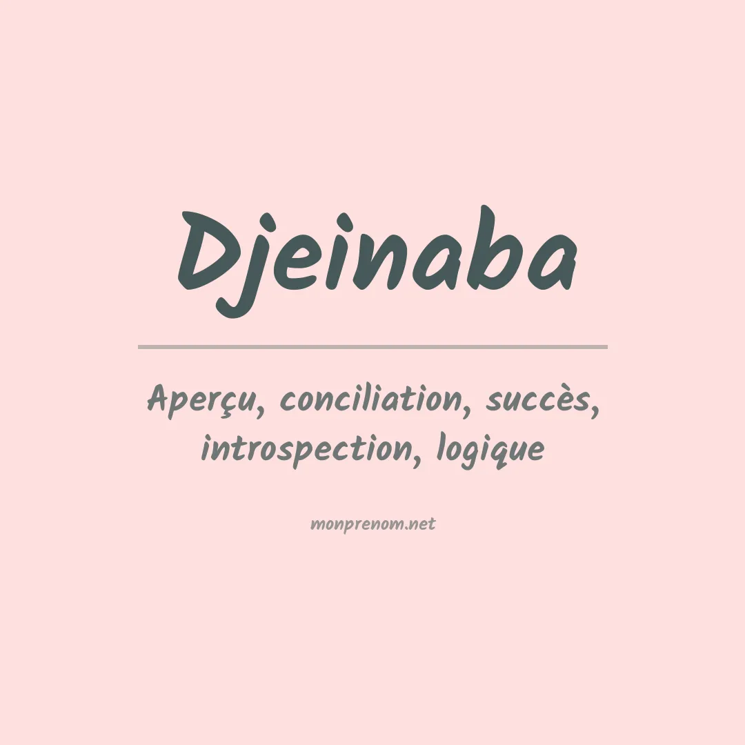 Prénom Djeinaba