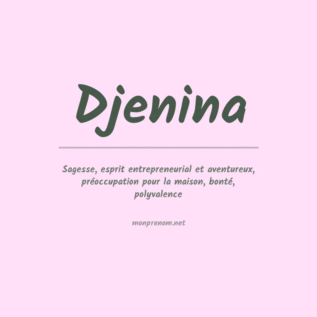 Prénom Djenina