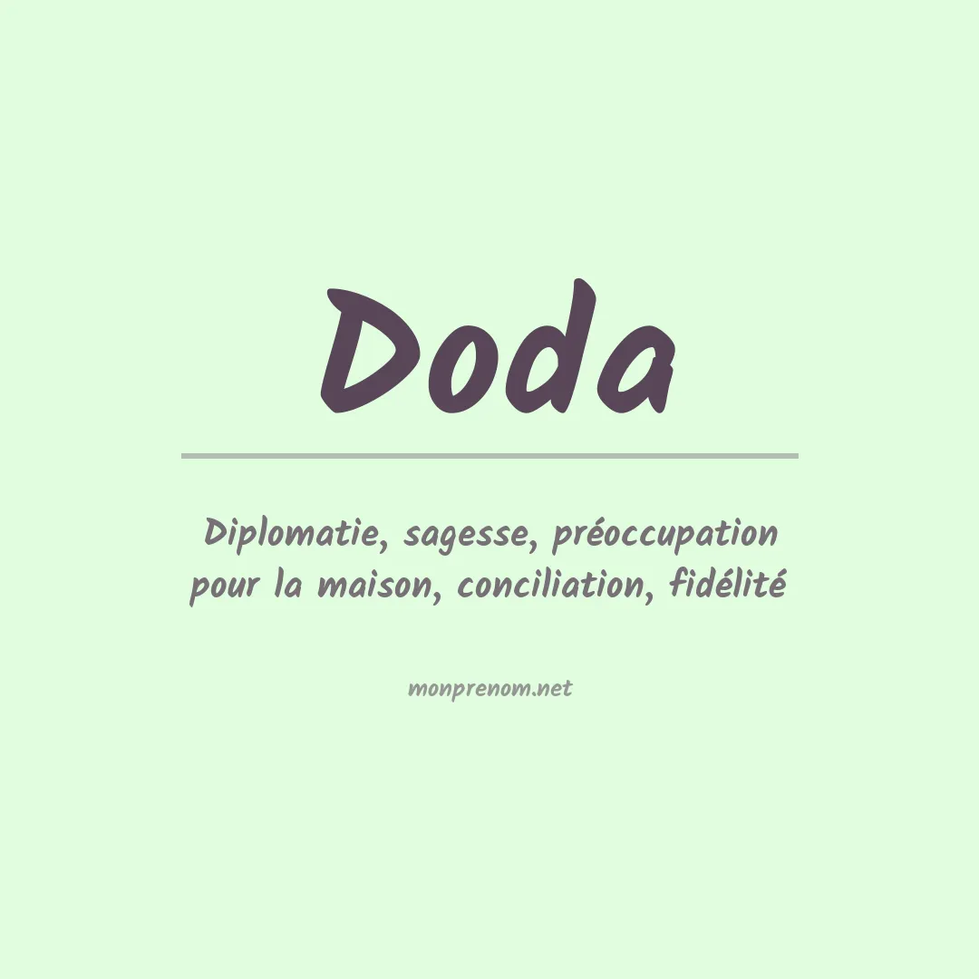 Prénom Doda
