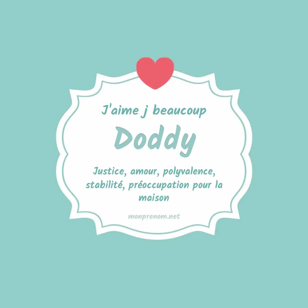 J'aime beaucoup Doddy
