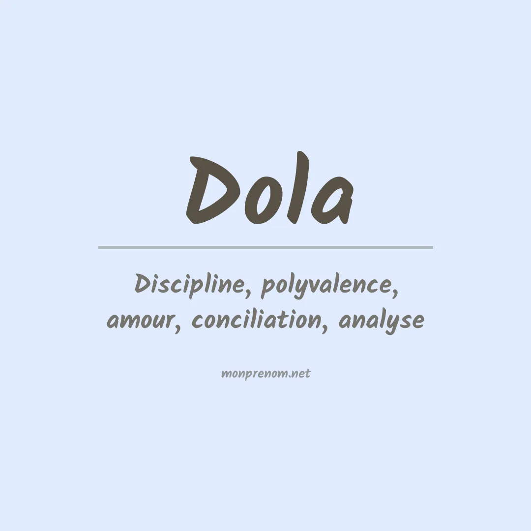 Prénom Dola