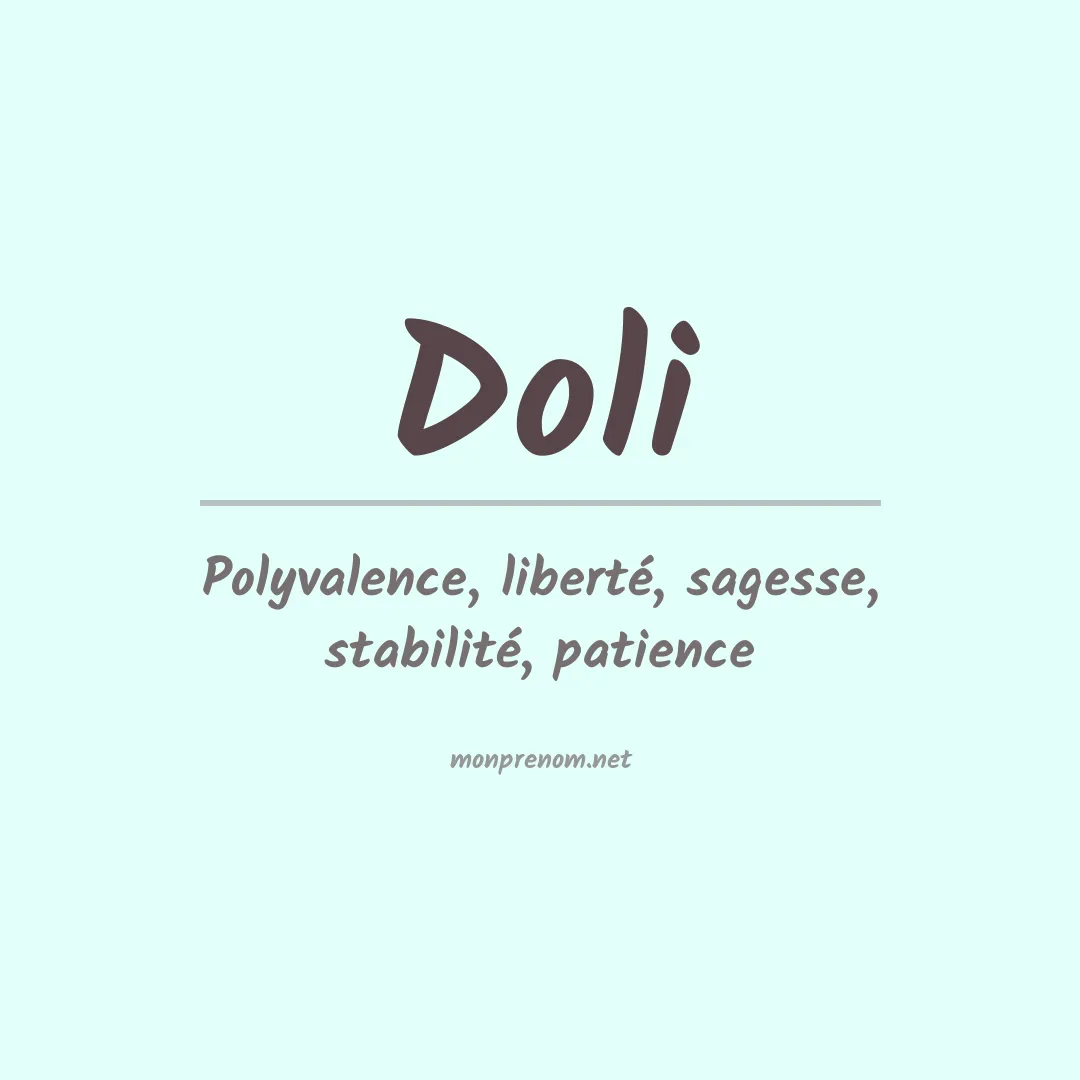 Prénom Doli