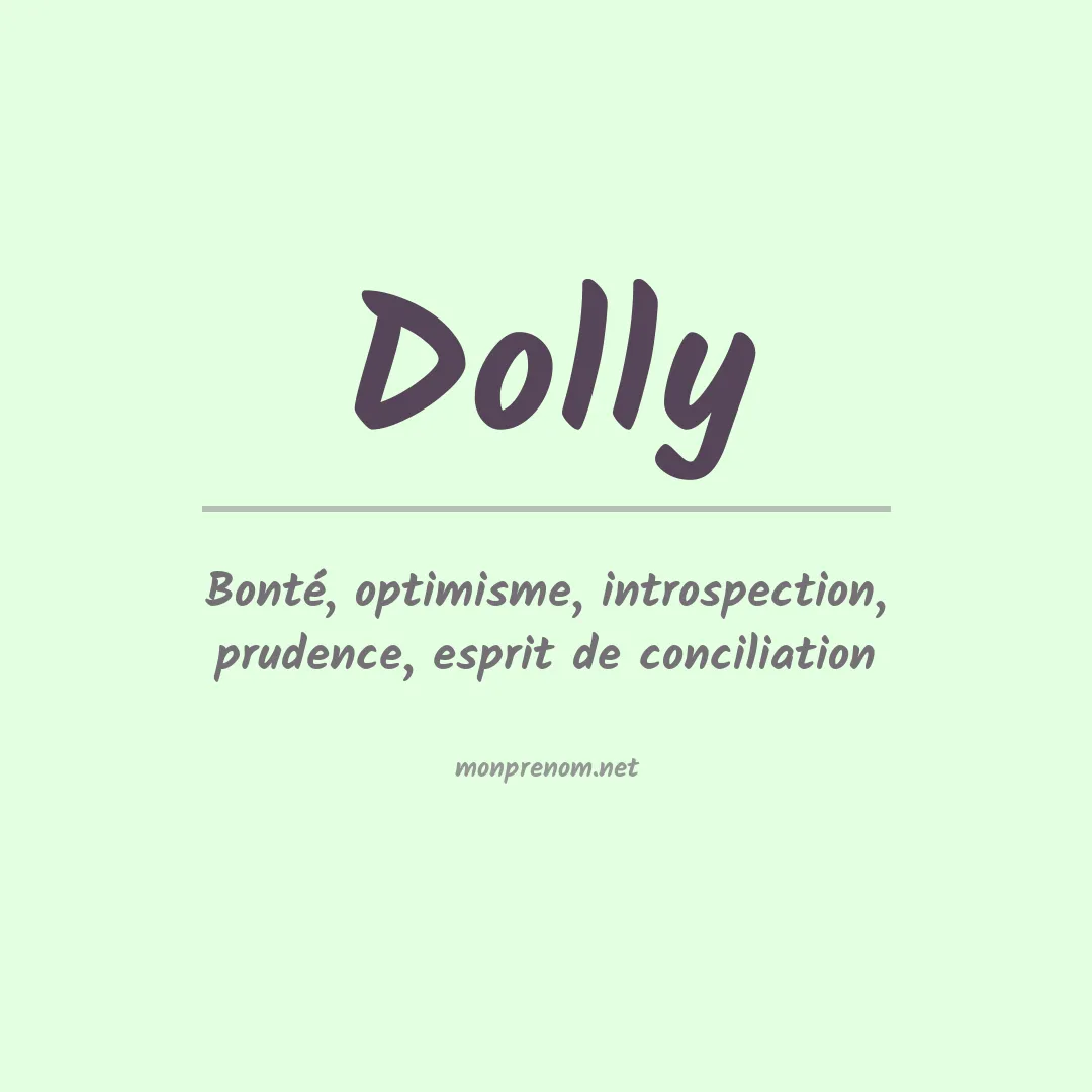 Prénom Dolly