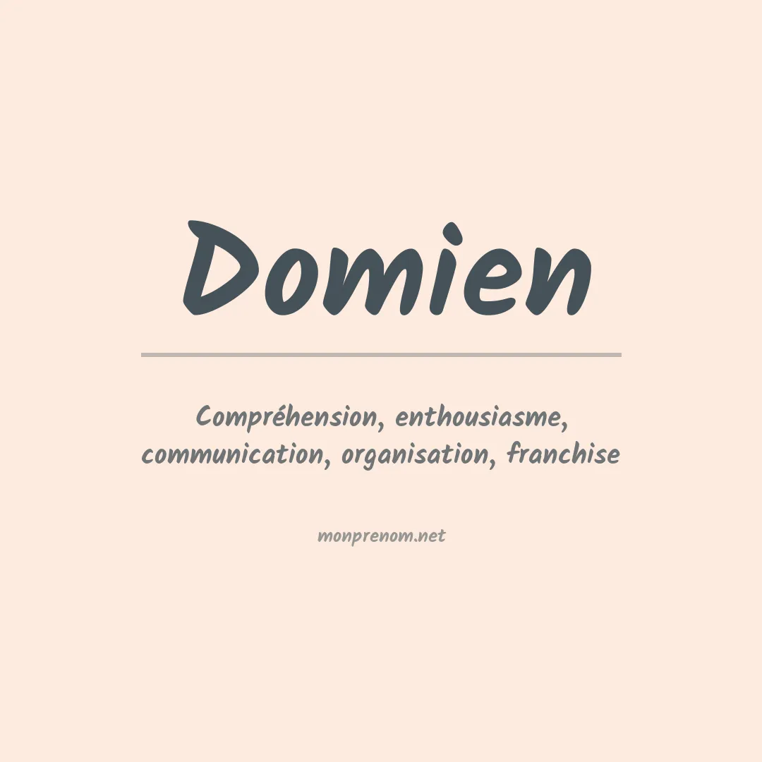 Signification du prénom Domien