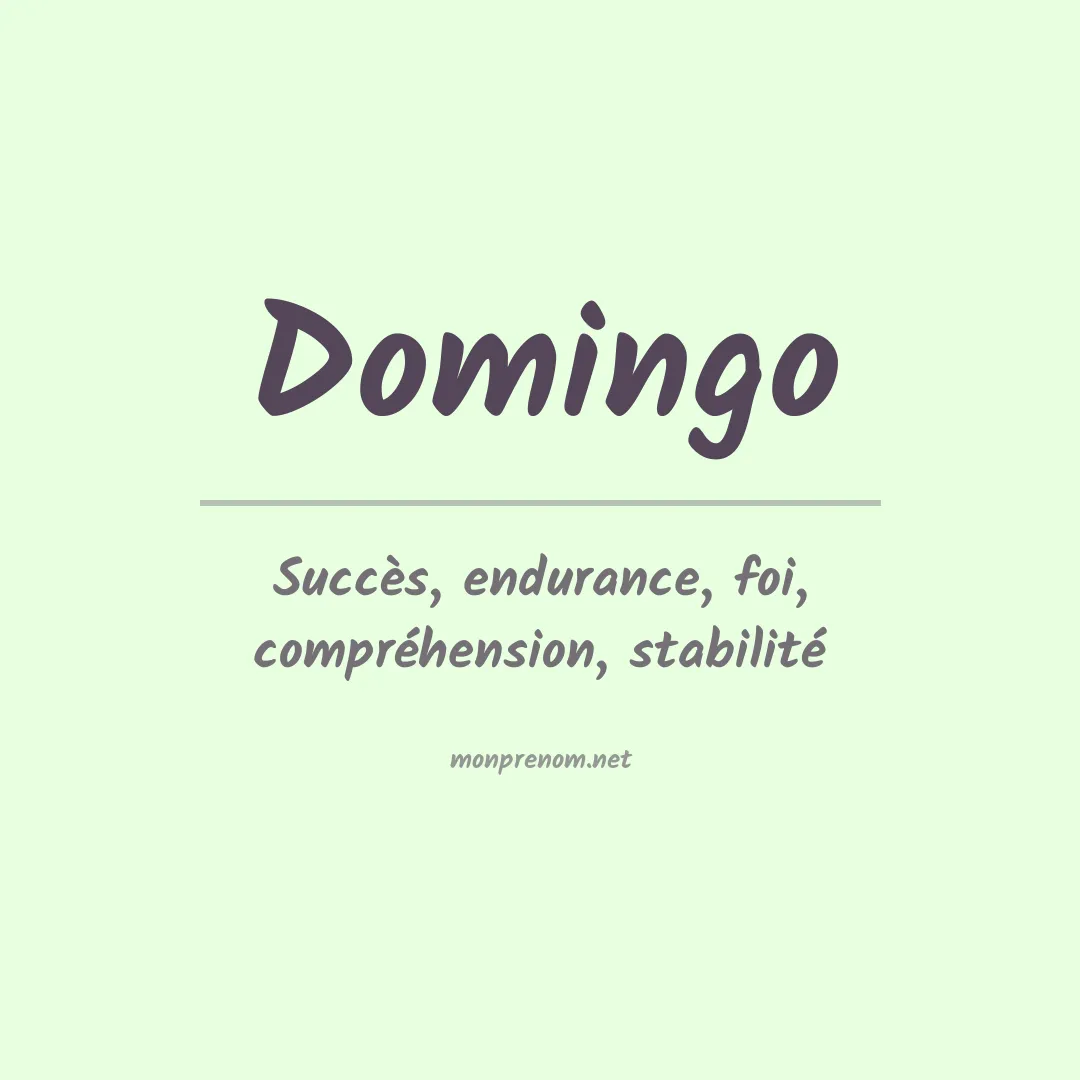 Prénom Domingo