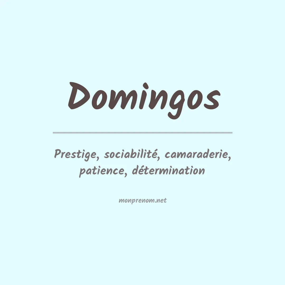 Prénom Domingos
