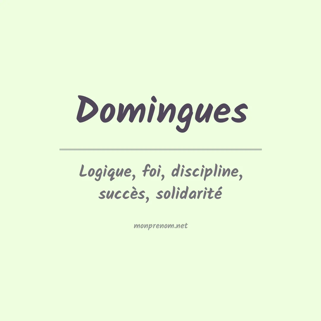 Prénom Domingues