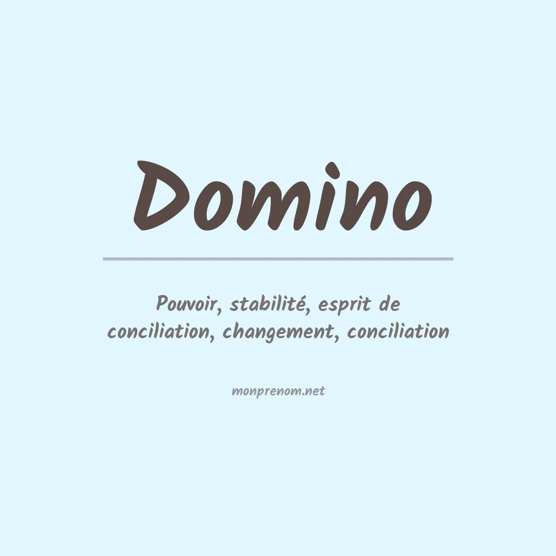 Prénom Domino