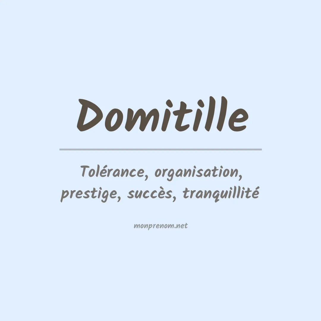 Prénom Domitille