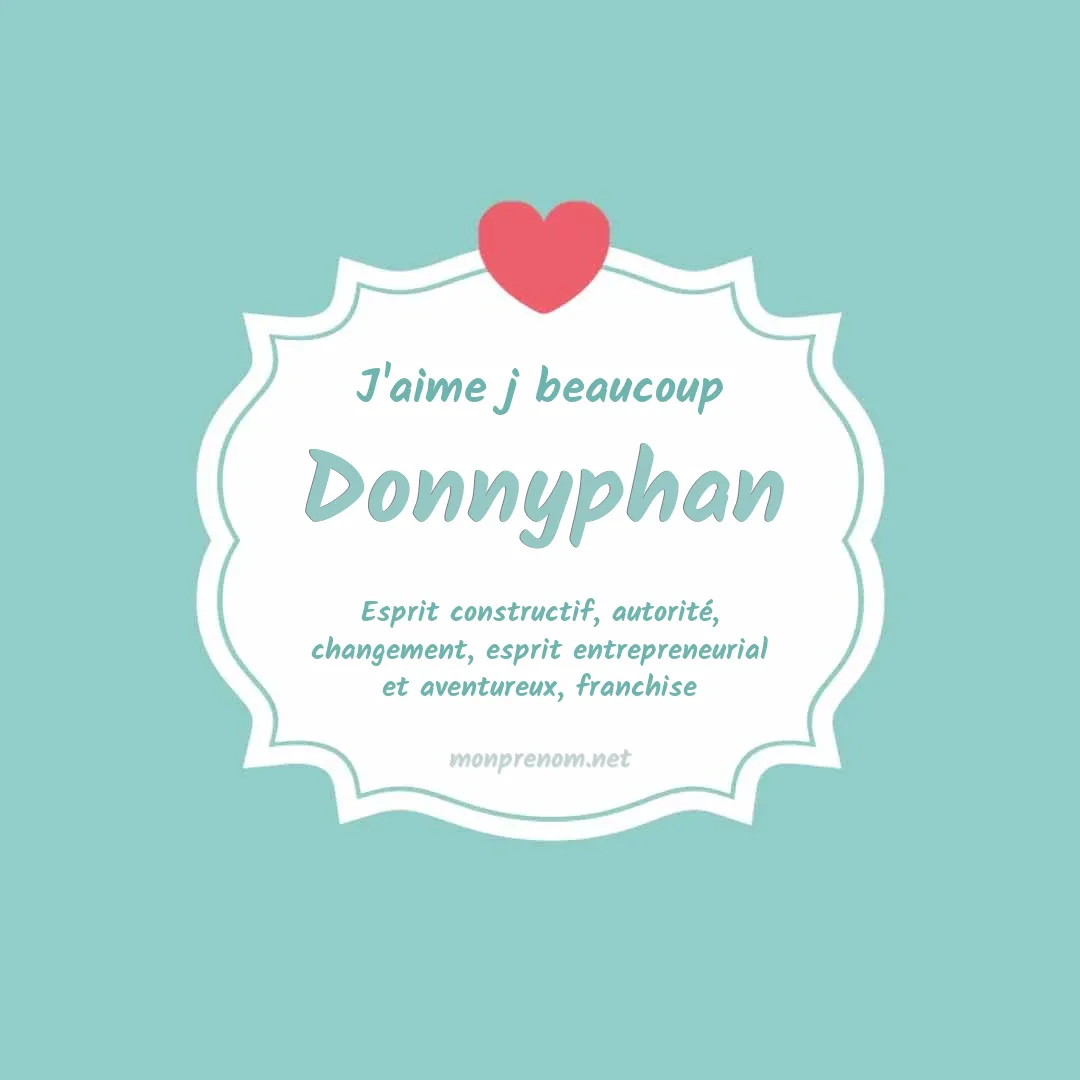 J'aime beaucoup Donnyphan
