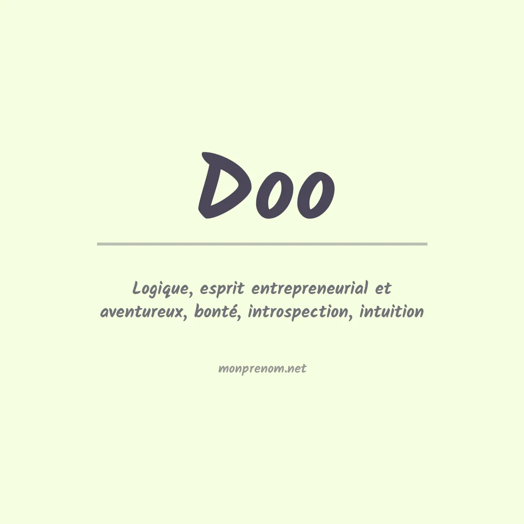 Prénom Doo