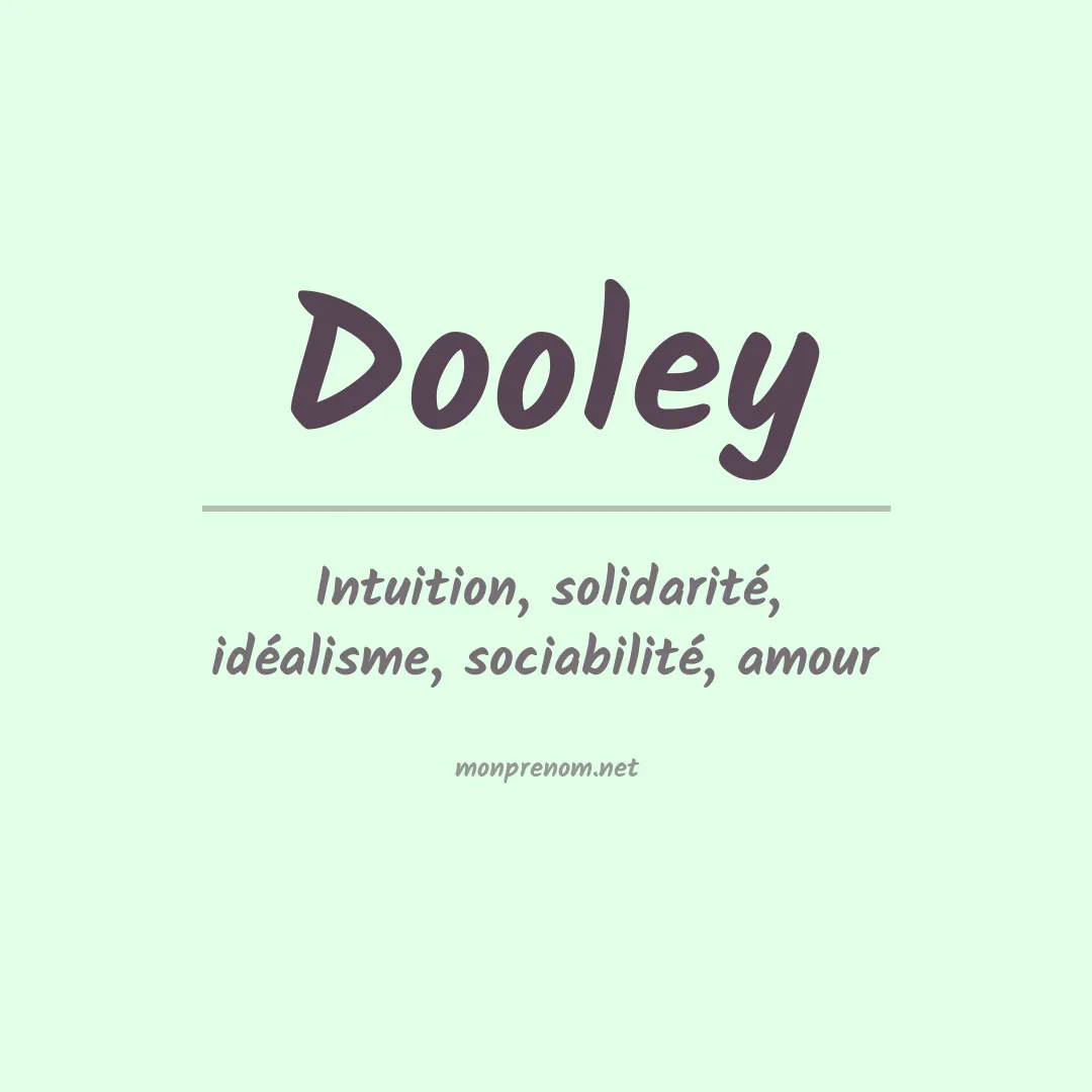 Prénom Dooley