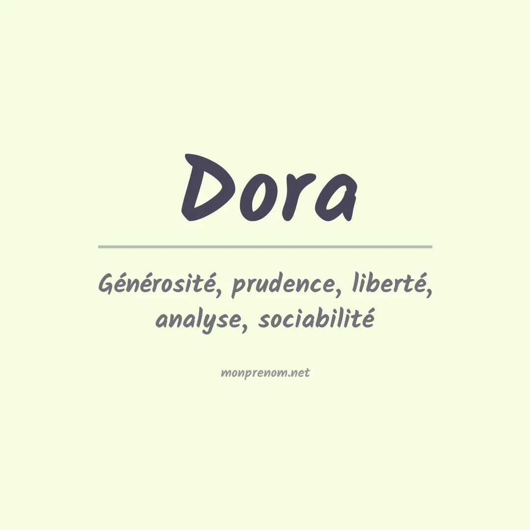 Prénom Dora