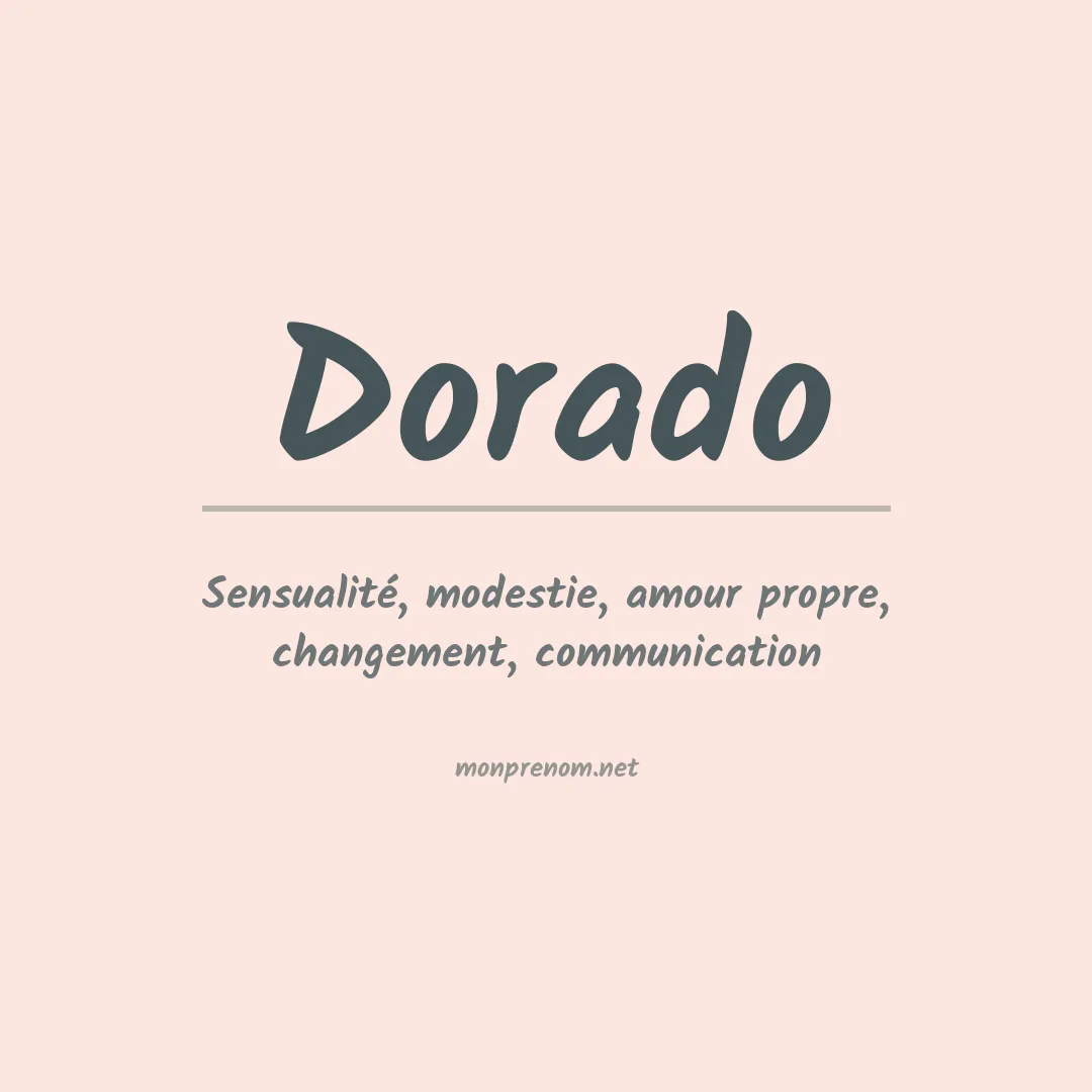 Prénom Dorado
