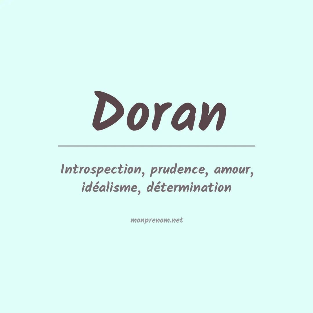 Prénom Doran