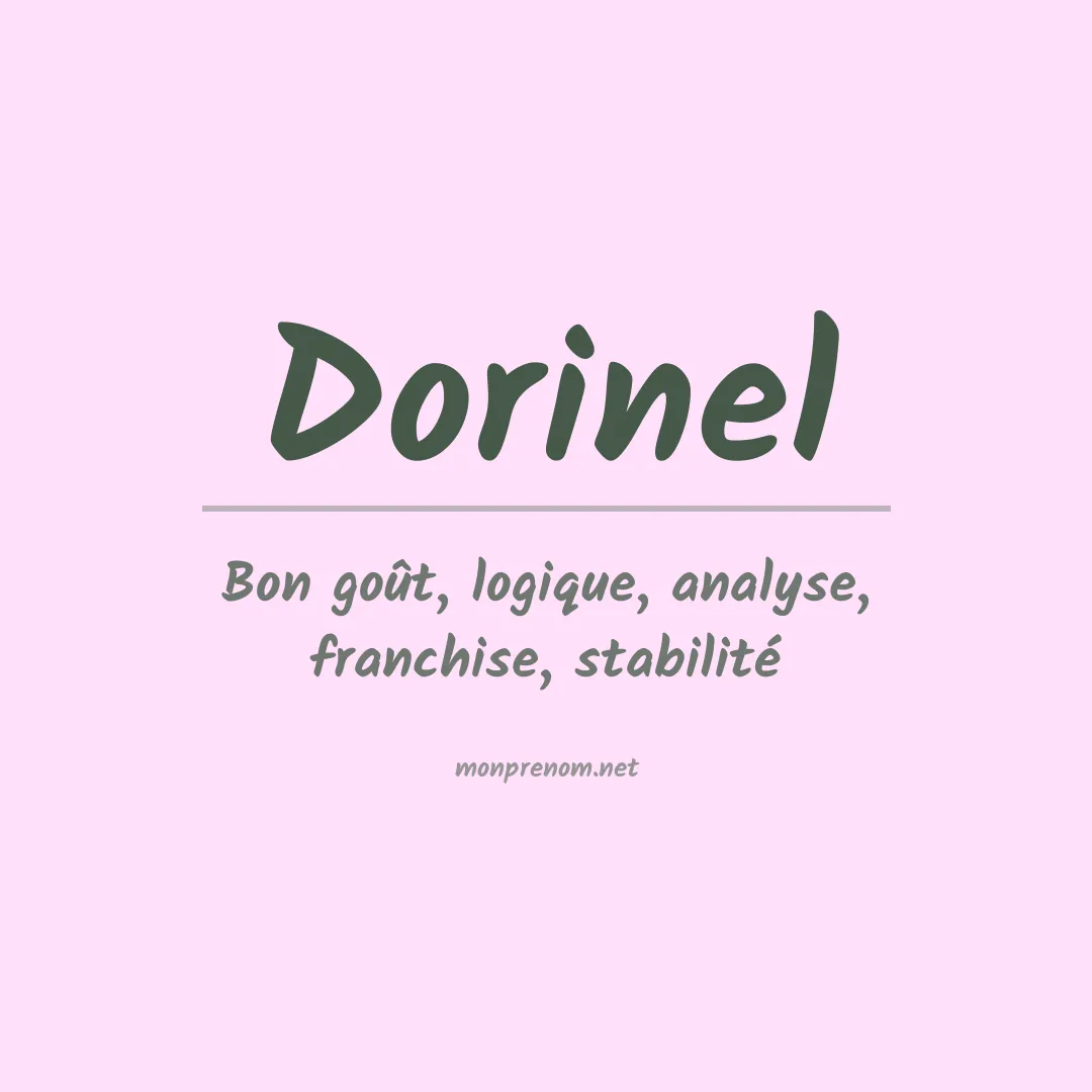 Prénom Dorinel