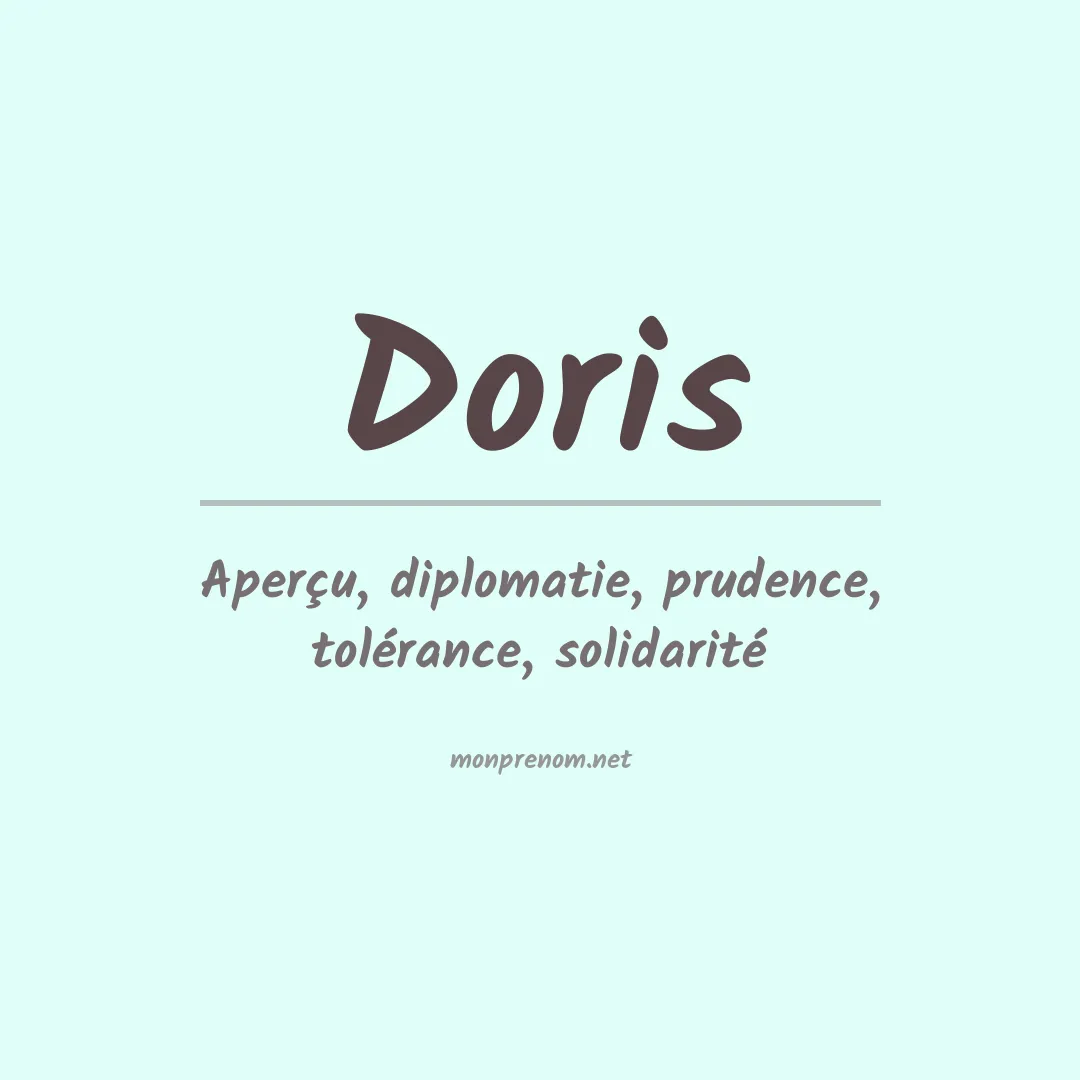 Prénom Doris