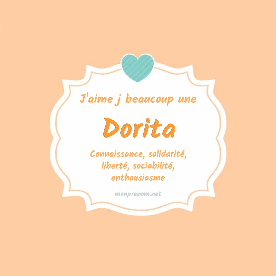J'aime beaucoup Dorita