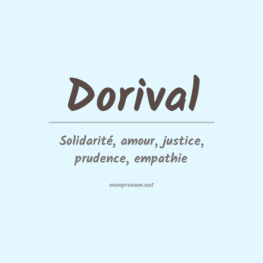 Signification du prénom Dorival