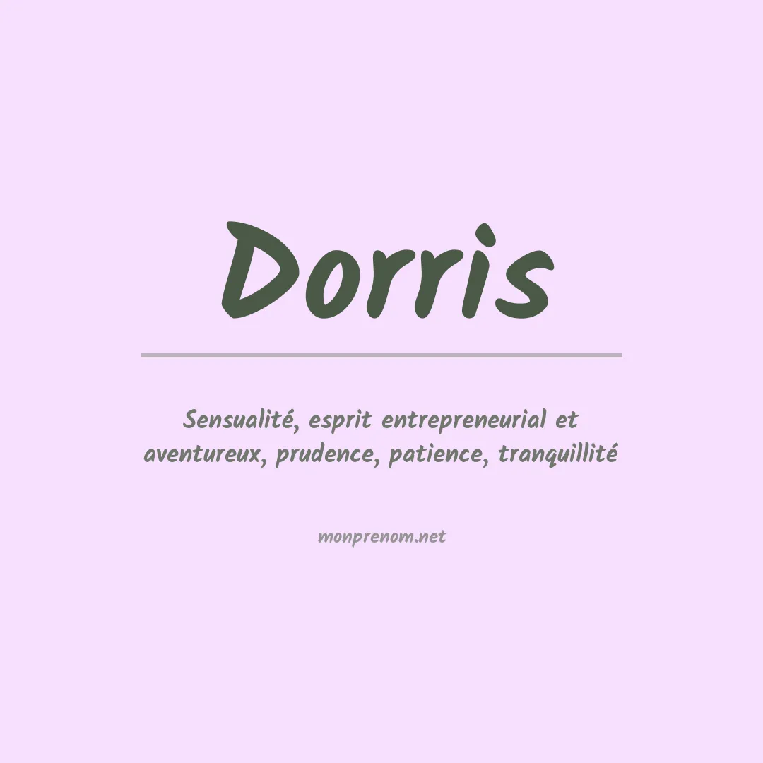 Prénom Dorris