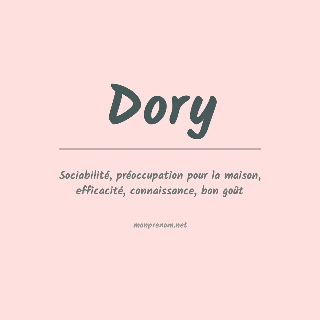 Prénom Dory