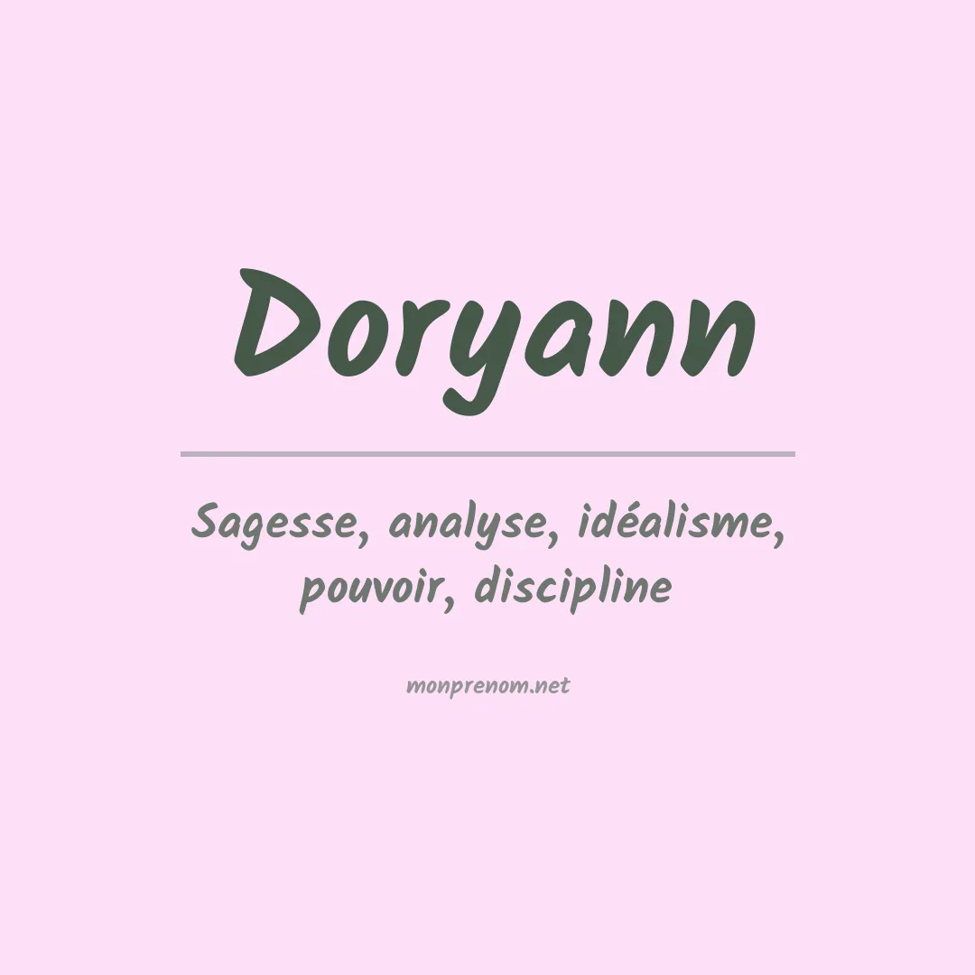 Signification du prénom Doryann