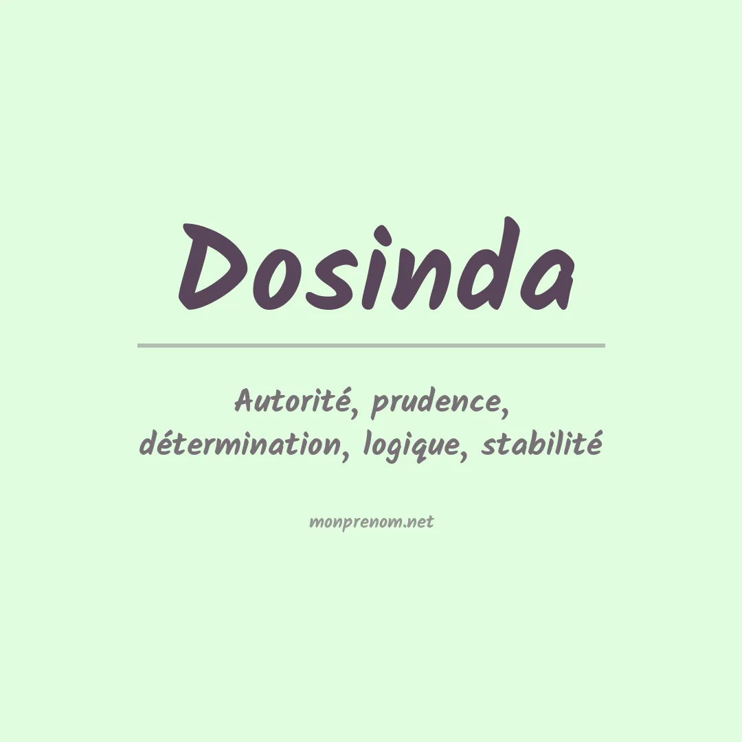 Prénom Dosinda