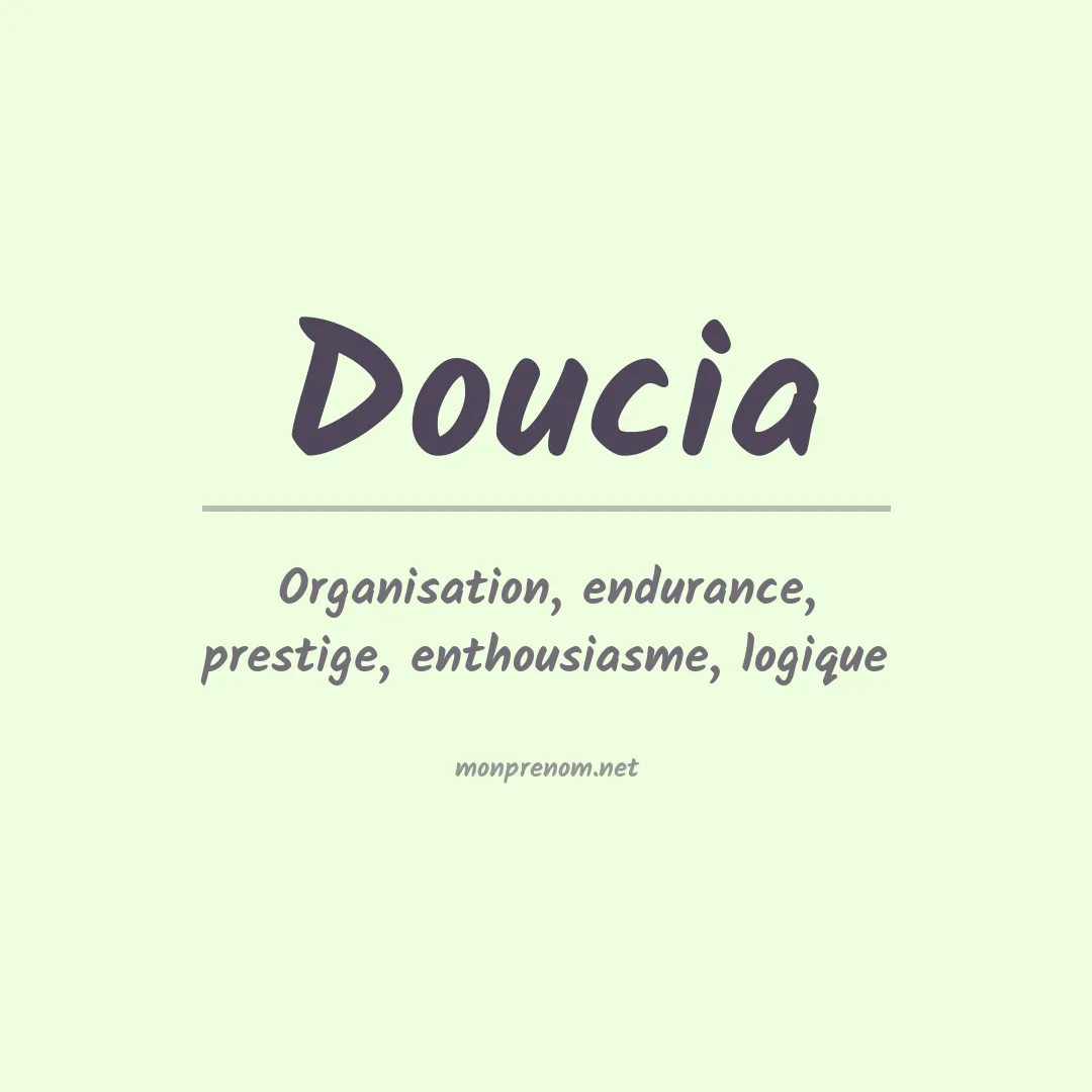 Signification du prénom Doucia