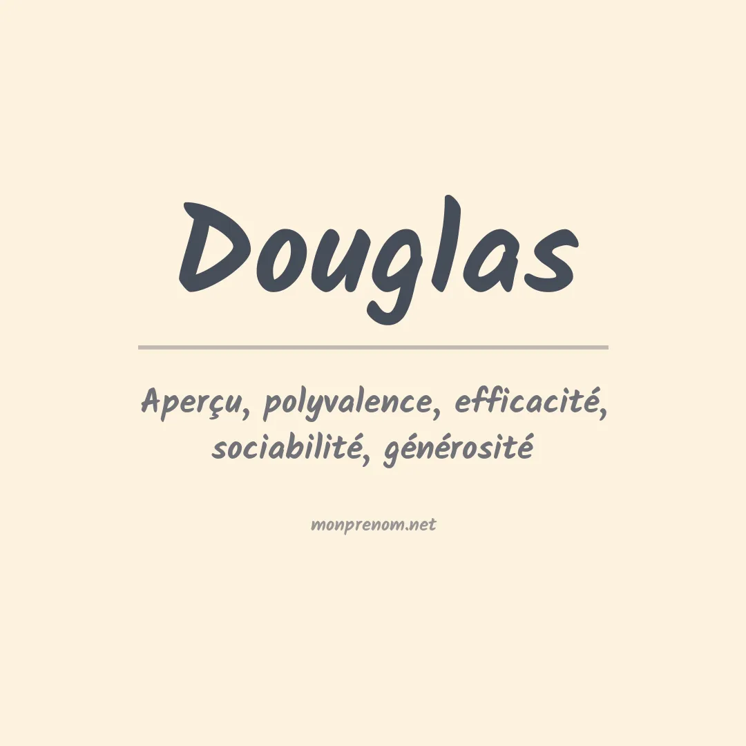 Prénom Douglas