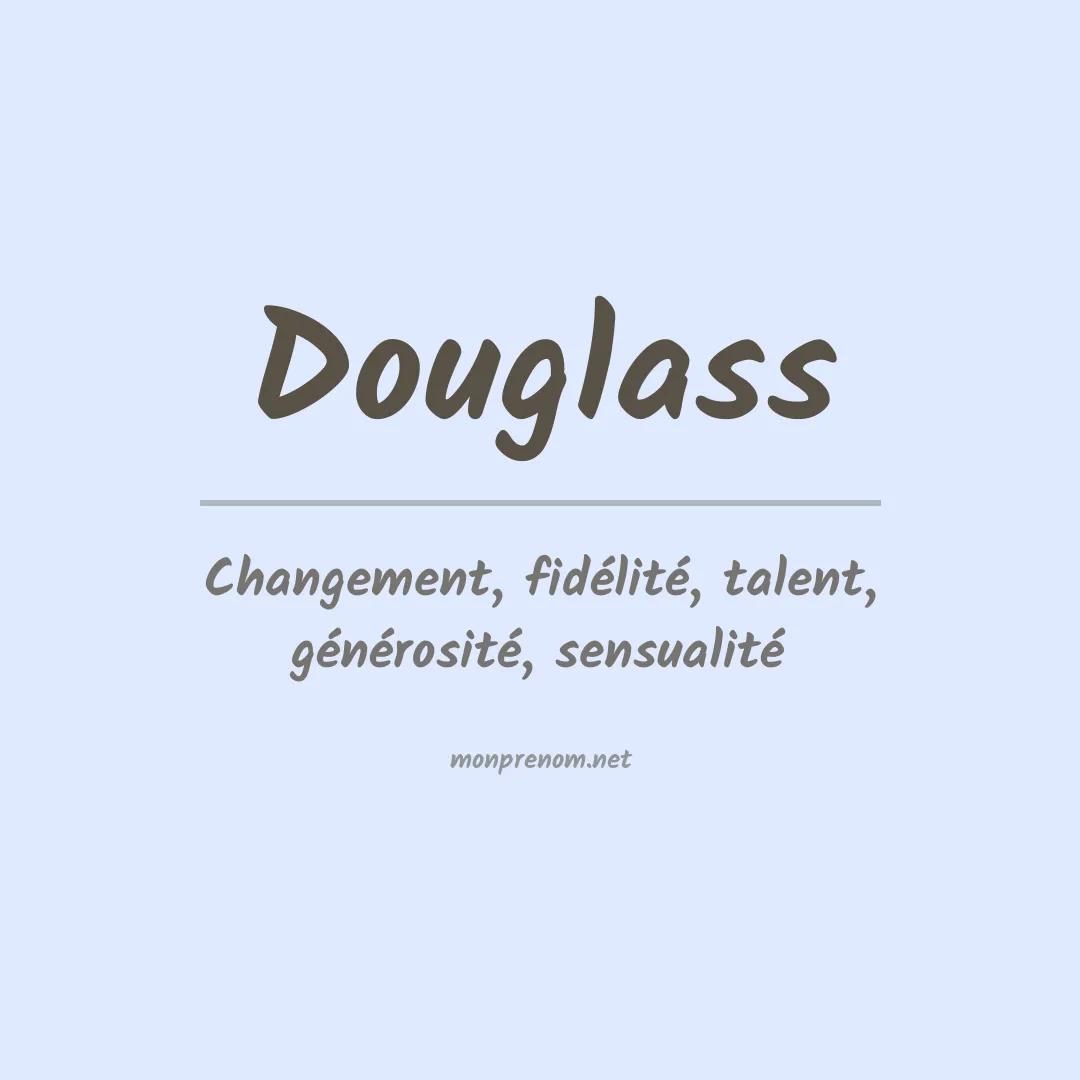Prénom Douglass