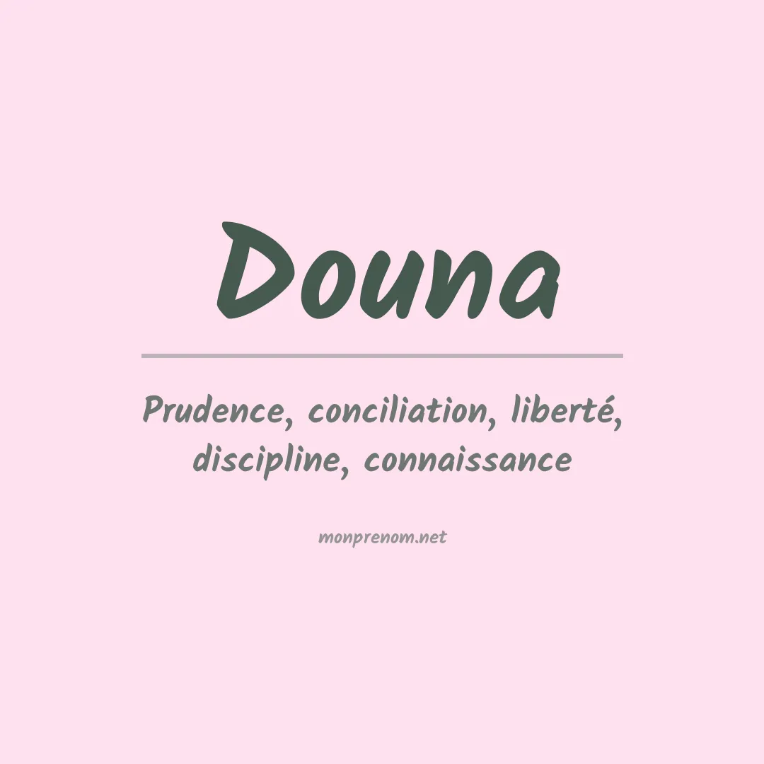 Signification du prénom Douna