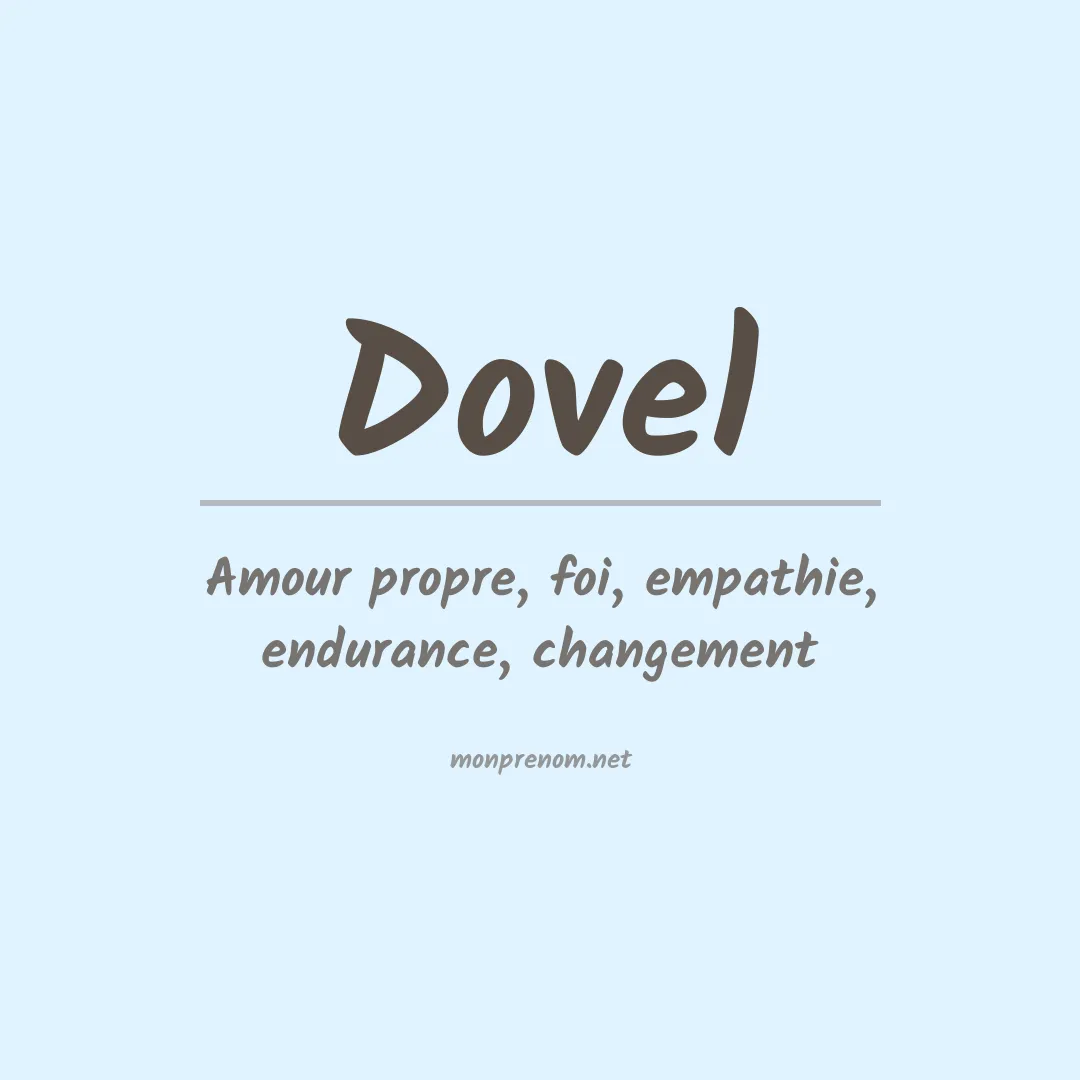 Prénom Dovel