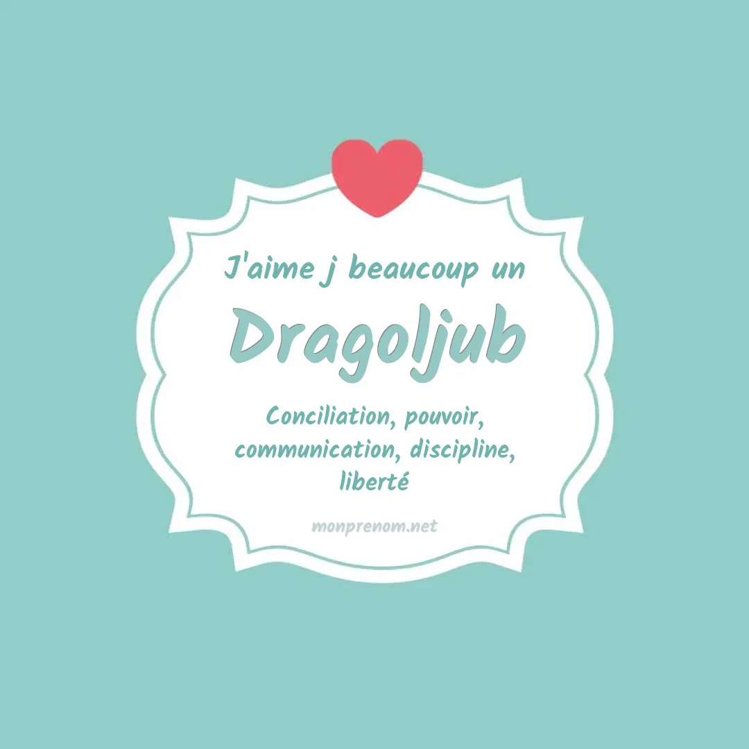 J'aime beaucoup Dragoljub