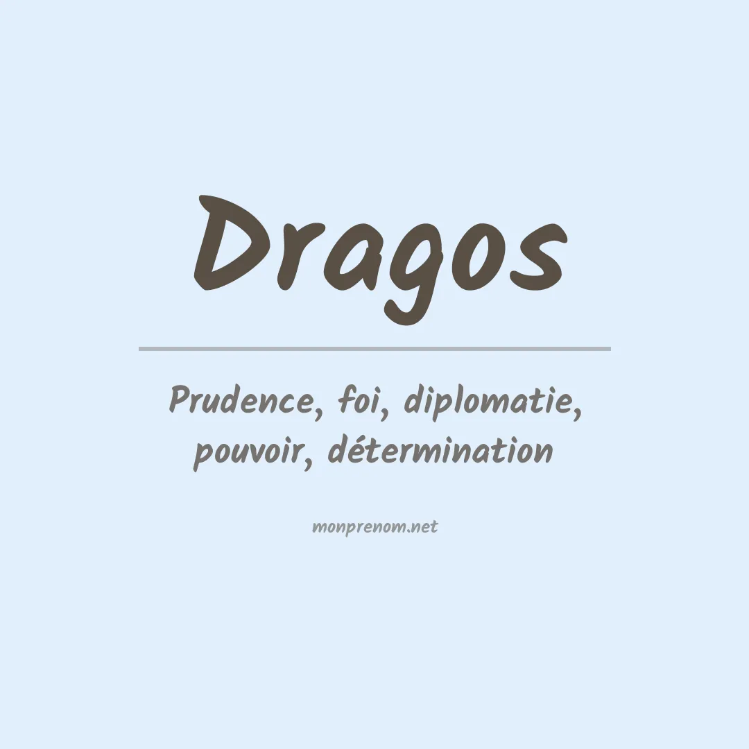 Prénom Dragos