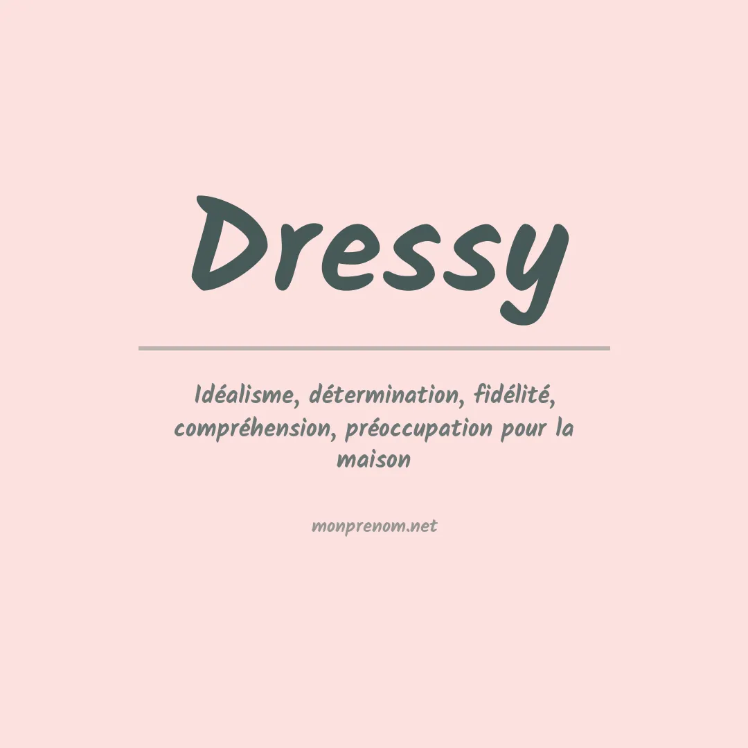 Prénom Dressy
