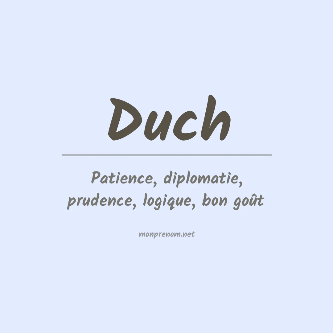 Prénom Duch