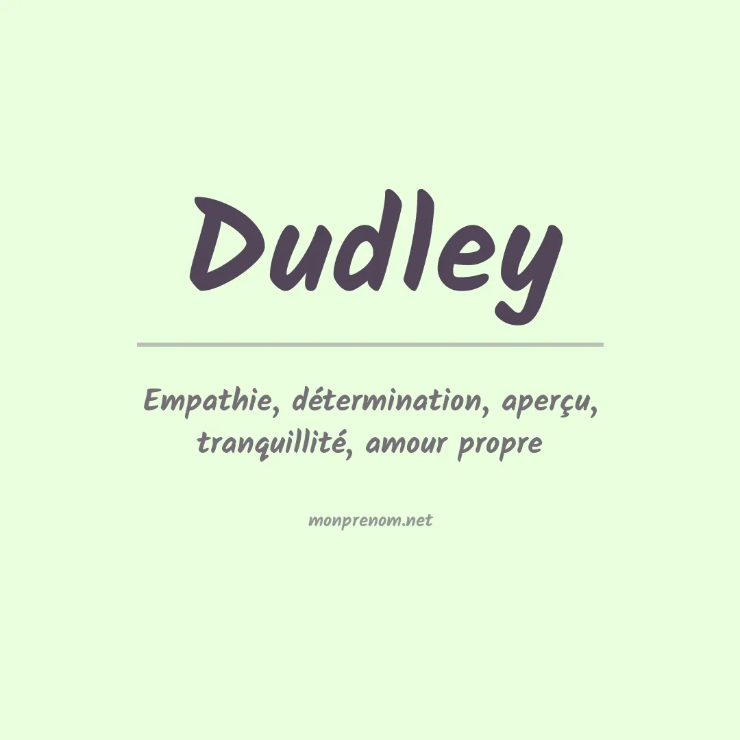 Prénom Dudley