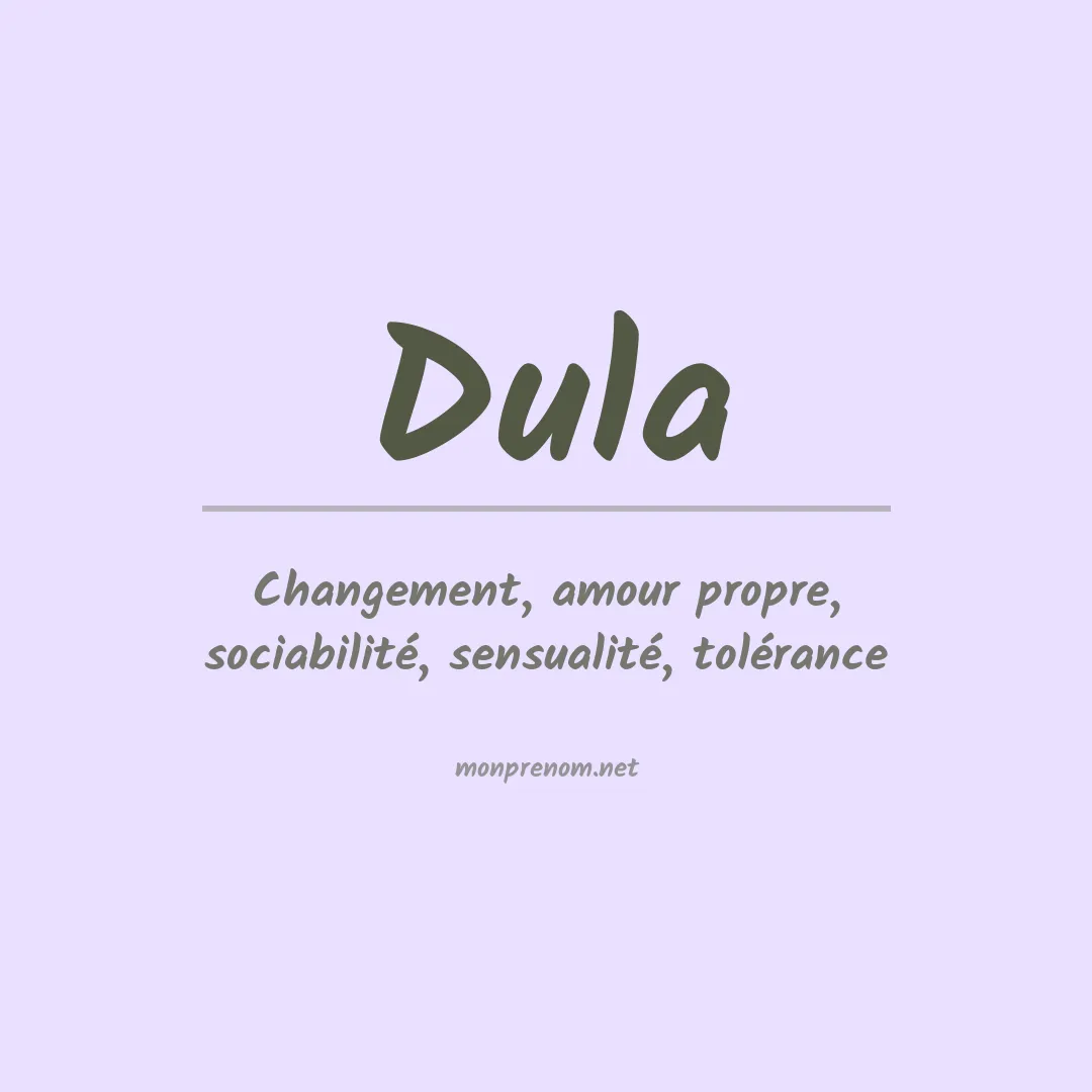 Prénom Dula