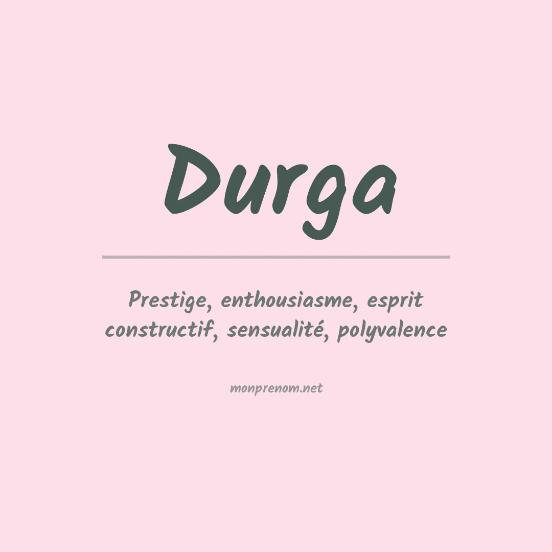 Prénom Durga