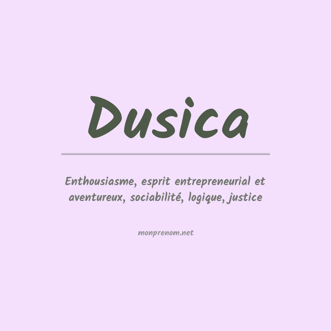 Prénom Dusica