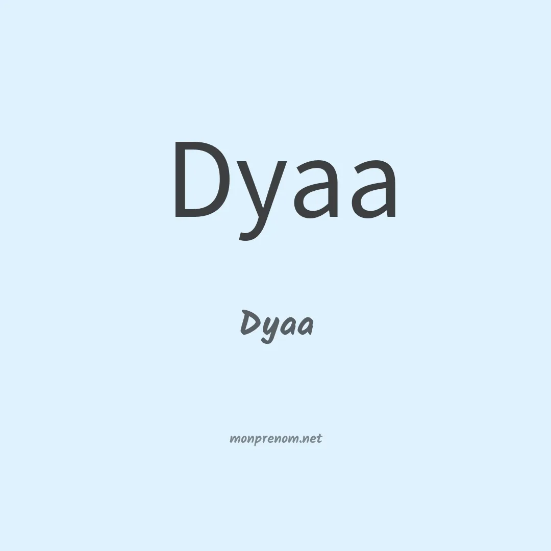 Dyaa en chinois