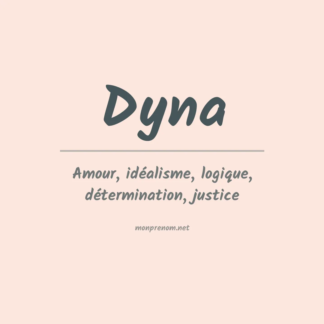 Prénom Dyna