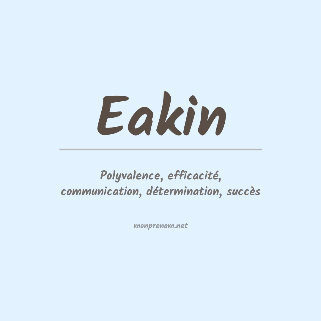 Prénom Eakin