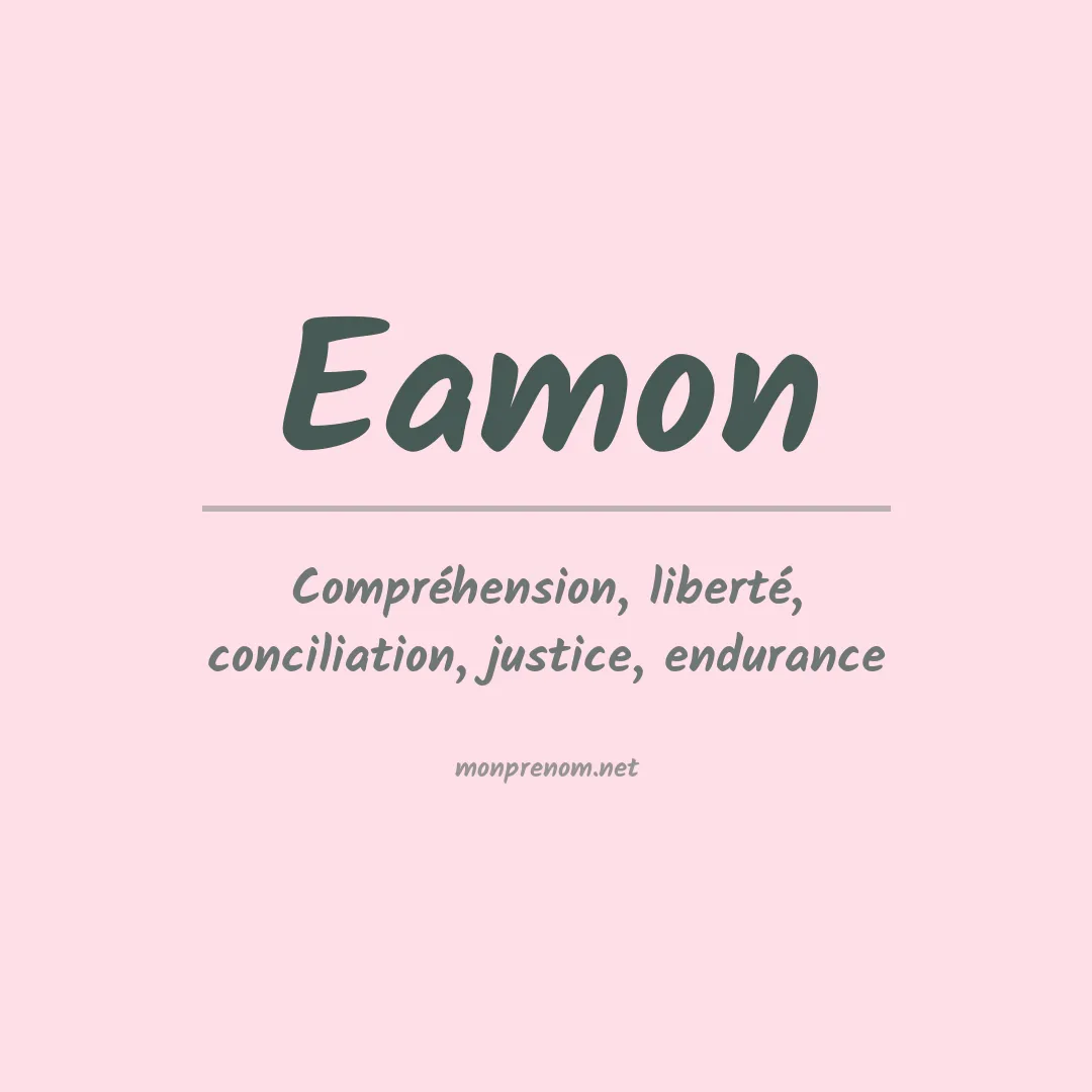Signification du prénom Eamon