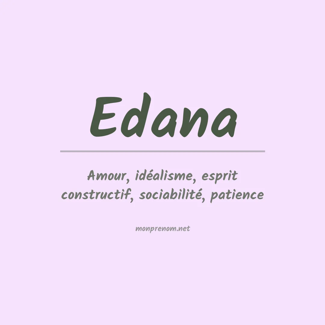 Prénom Edana