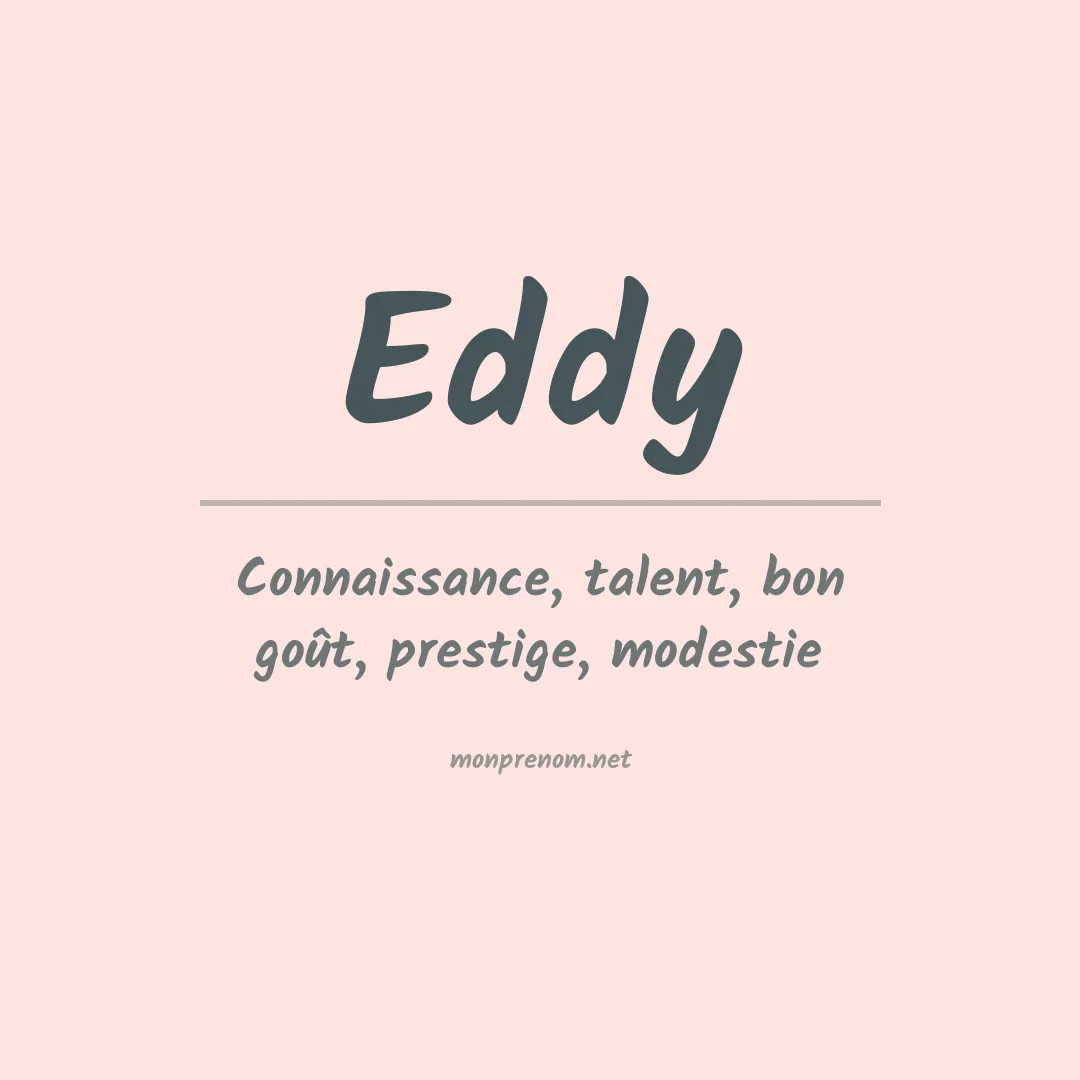 Prénom Eddy
